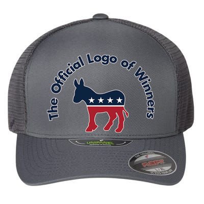 Democratic Party The Official Logo of Winners Flexfit Unipanel Trucker Cap