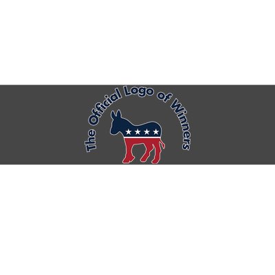 Democratic Party The Official Logo of Winners Bumper Sticker