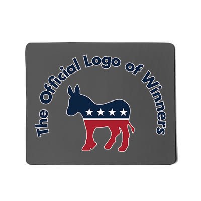 Democratic Party The Official Logo of Winners Mousepad