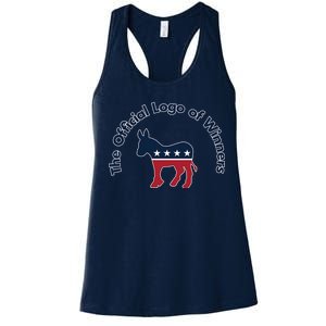 Democratic Party The Official Logo of Winners Women's Racerback Tank