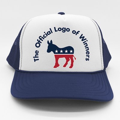 Democratic Party The Official Logo of Winners Trucker Hat