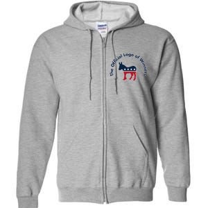 Democratic Party The Official Logo of Winners Full Zip Hoodie