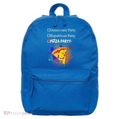 Democratic Republican Pizza Party 16 in Basic Backpack