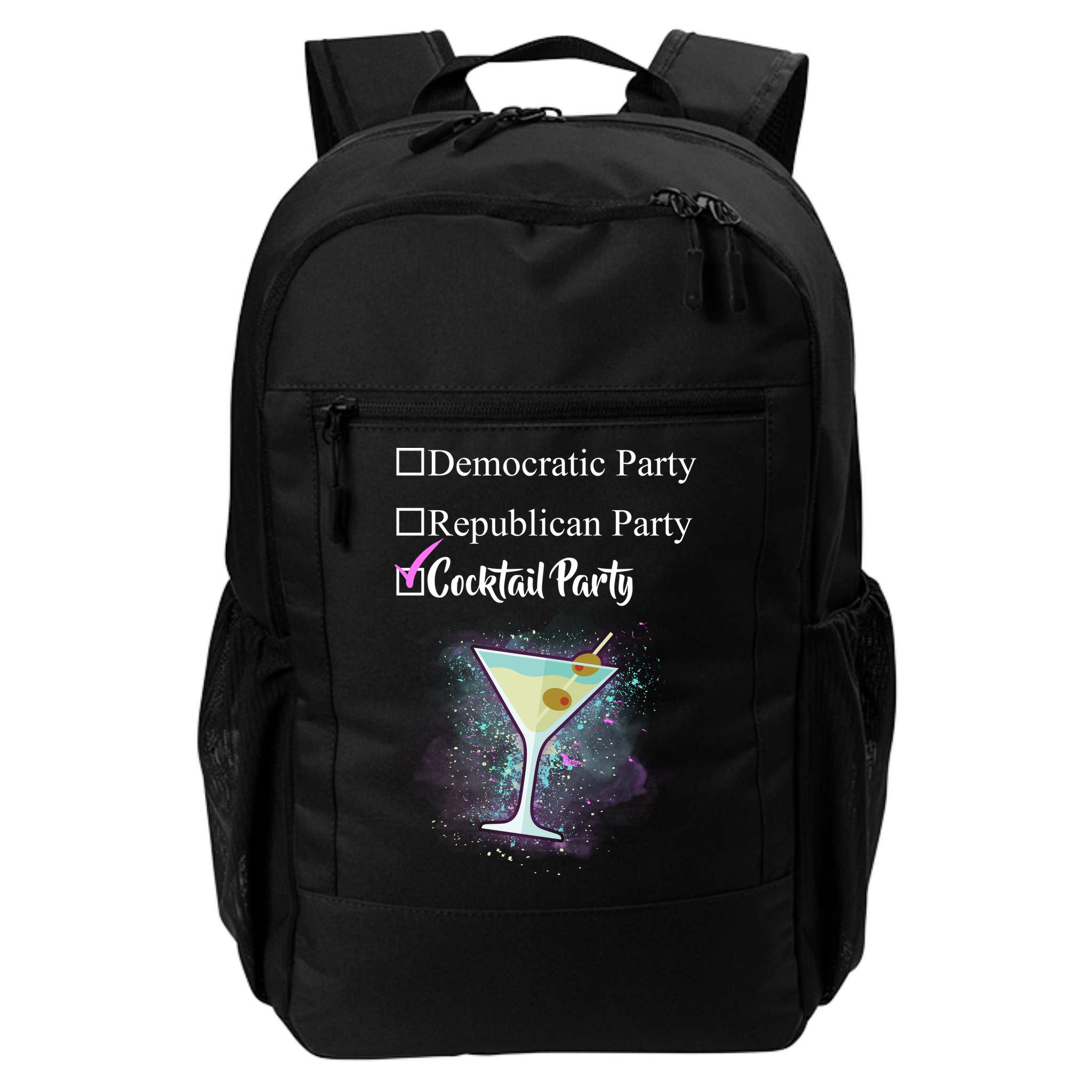 Democratic Republican Wine Party Backpack