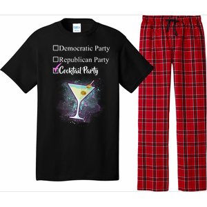 Democratic Republican Wine Party Pajama Set