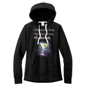 Democratic Republican Wine Party Women's Fleece Hoodie