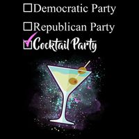 Democratic Republican Wine Party Flatbill Hat
