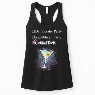Democratic Republican Wine Party Womens Tank Top