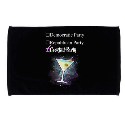 Democratic Republican Wine Party Microfiber Hand Towel