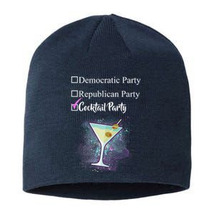 Democratic Republican Wine Party Sustainable Beanie