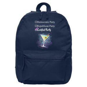 Democratic Republican Wine Party 16 in Basic Backpack