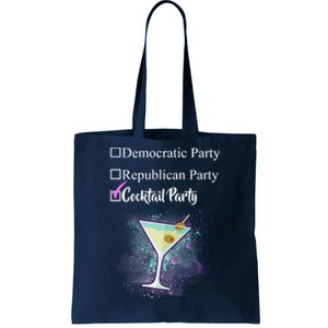 Democratic Republican Wine Party Tote Bag