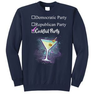 Democratic Republican Wine Party Tall Sweatshirt