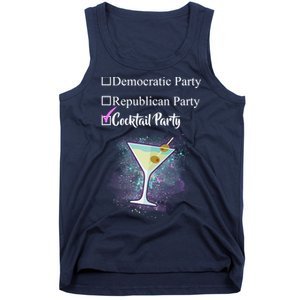 Democratic Republican Wine Party Tank Top