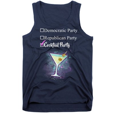 Democratic Republican Wine Party Tank Top