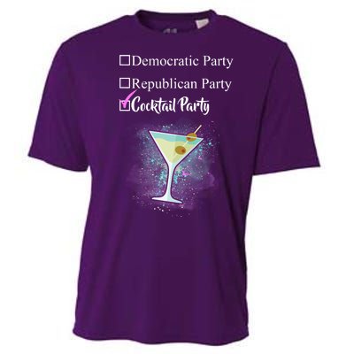 Democratic Republican Wine Party Cooling Performance Crew T-Shirt