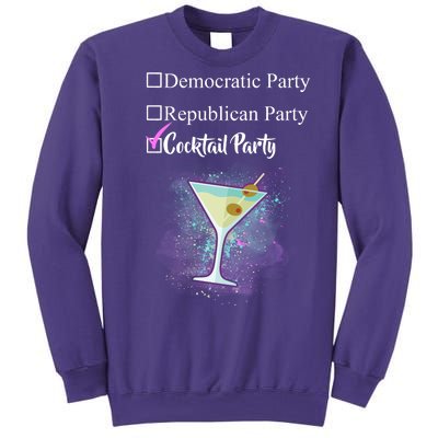 Democratic Republican Wine Party Sweatshirt