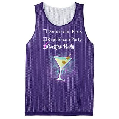 Democratic Republican Wine Party Mesh Reversible Basketball Jersey Tank