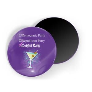 Democratic Republican Wine Party Magnet