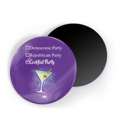 Democratic Republican Wine Party Magnet