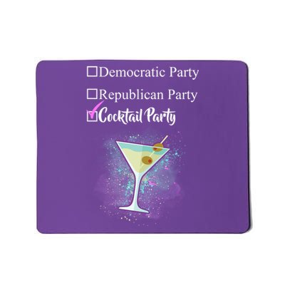 Democratic Republican Wine Party Mousepad