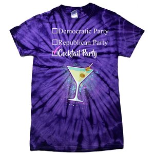 Democratic Republican Wine Party Tie-Dye T-Shirt