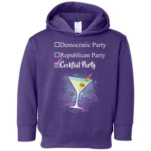 Democratic Republican Wine Party Toddler Hoodie