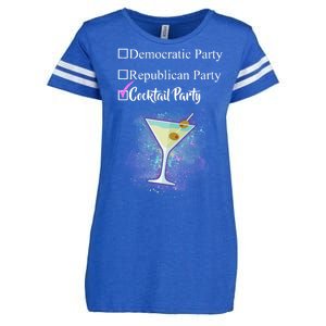 Democratic Republican Wine Party Enza Ladies Jersey Football T-Shirt