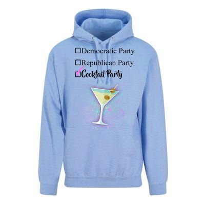 Democratic Republican Wine Party Unisex Surf Hoodie