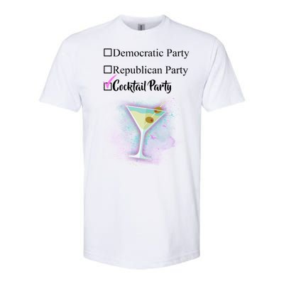 Democratic Republican Wine Party Softstyle® CVC T-Shirt