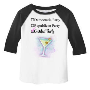 Democratic Republican Wine Party Toddler Fine Jersey T-Shirt