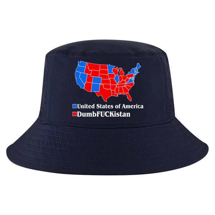 Democratic United States of America Vs. Dumfuckistan Resistance Resist Anti Trump Cool Comfort Performance Bucket Hat