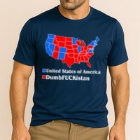 Democratic United States of America Vs. Dumfuckistan Resistance Resist Anti Trump Performance Shirt