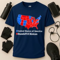 Democratic United States of America Vs. Dumfuckistan Resistance Resist Anti Trump Performance Shirt