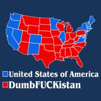 Democratic United States of America Vs. Dumfuckistan Resistance Resist Anti Trump Performance Shirt