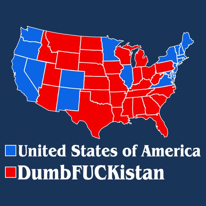 Democratic United States of America Vs. Dumfuckistan Resistance Resist Anti Trump Performance Shirt