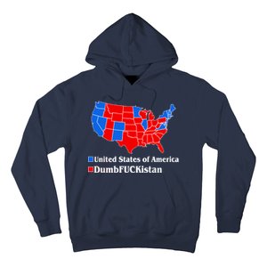 Democratic United States of America Vs. Dumfuckistan Resistance Resist Anti Trump Hoodie