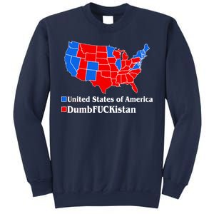 Democratic United States of America Vs. Dumfuckistan Resistance Resist Anti Trump Sweatshirt