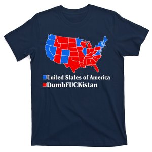 Democratic United States of America Vs. Dumfuckistan Resistance Resist Anti Trump T-Shirt