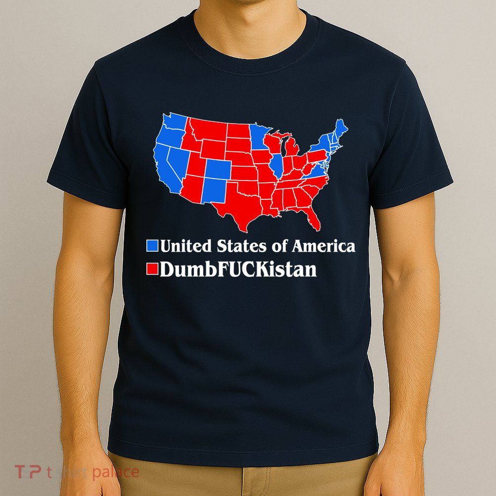Democratic United States of America Vs. Dumfuckistan Resistance Resist Anti Trump T-Shirt