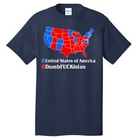 Democratic United States of America Vs. Dumfuckistan Resistance Resist Anti Trump Tall T-Shirt