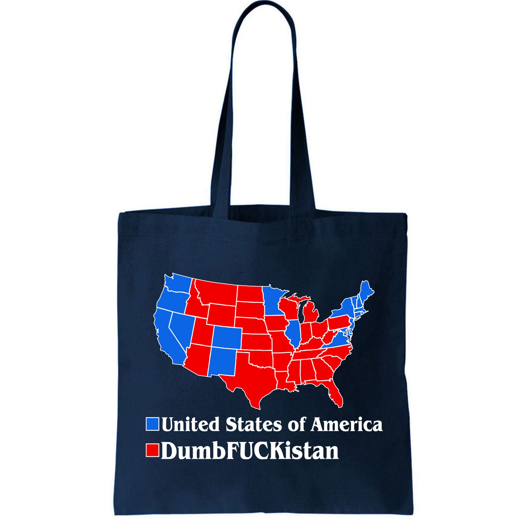 Democratic United States of America Vs. Dumfuckistan Resistance Resist Anti Trump Bag