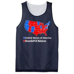 Democratic United States of America Vs. Dumfuckistan Resistance Resist Anti Trump Mesh Reversible Basketball Jersey Tank