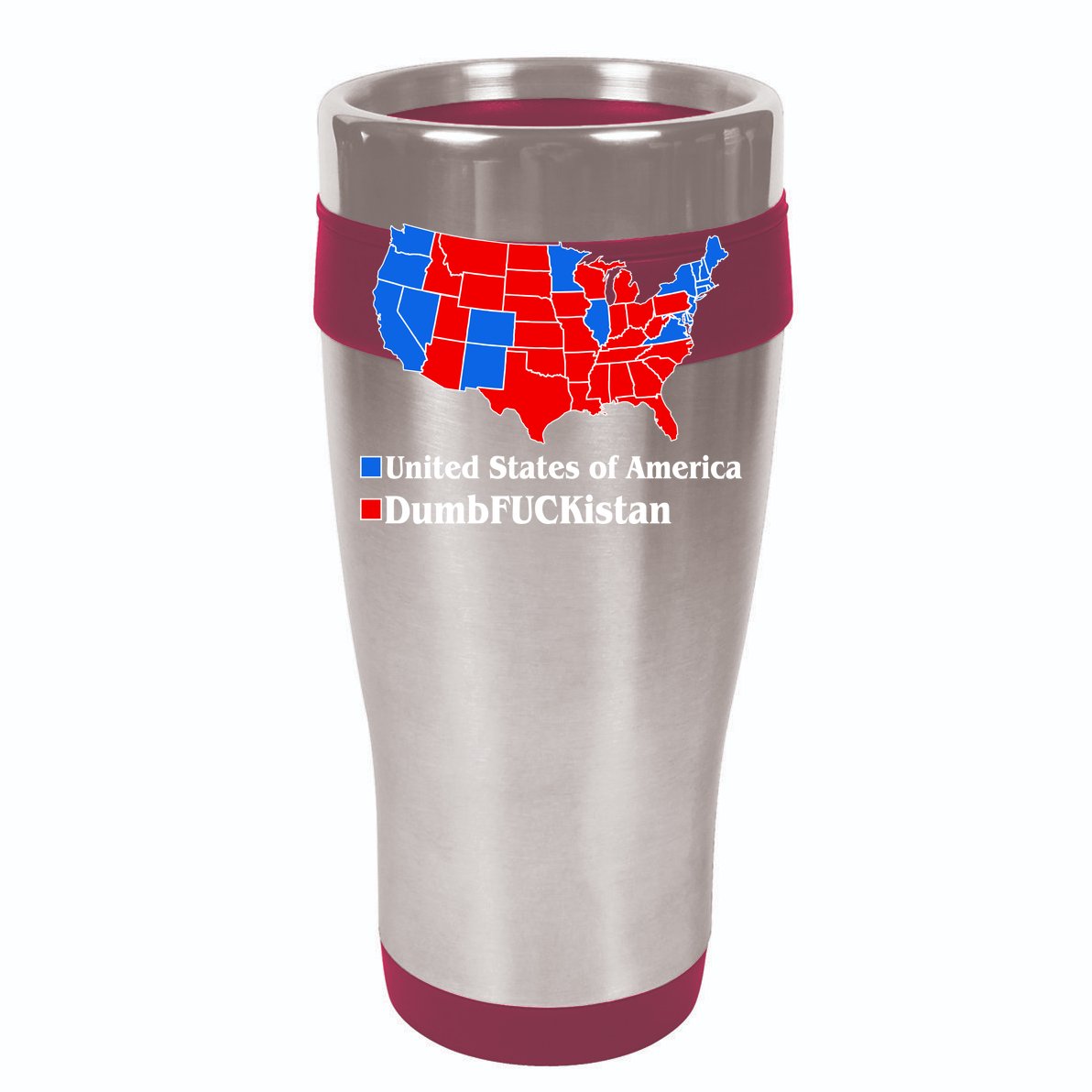 Democratic United States of America Vs. Dumfuckistan Resistance Resist Anti Trump Cooling Performance Long Sleeve Crew