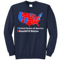 Democratic United States of America Vs. Dumfuckistan Resistance Resist Anti Trump Tall Sweatshirt