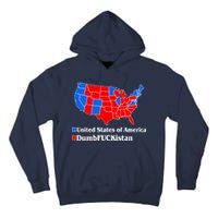 Democratic United States of America Vs. Dumfuckistan Resistance Resist Anti Trump Tall Hoodie