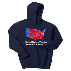 Democratic United States of America Vs. Dumfuckistan Resistance Resist Anti Trump Kids Hoodie