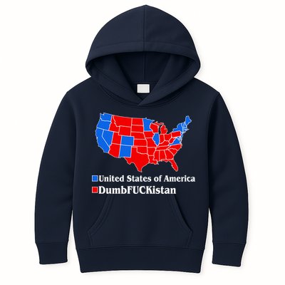 Democratic United States of America Vs. Dumfuckistan Resistance Resist Anti Trump Kids Hoodie