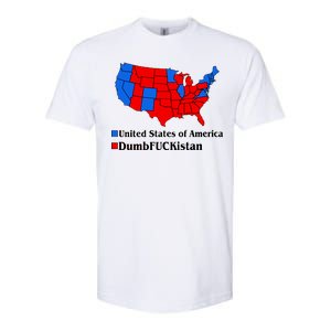 Democratic United States of America Vs. Dumfuckistan Resistance Resist Anti Trump Softstyle CVC T-Shirt