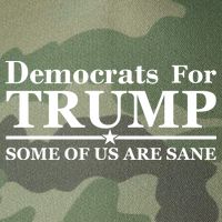 Democrats For Trump Some Of Us Are Sane Legacy Tie Dye Trucker Hat